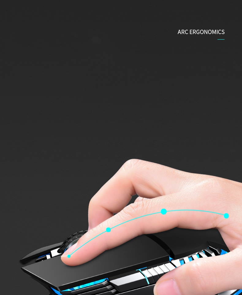 AULA T600 Rechargeable Mechanical Feeling Keyboard, 2.4GHz Wireless Connectivity, 26 Non-conflicting Keys(White Backlit)