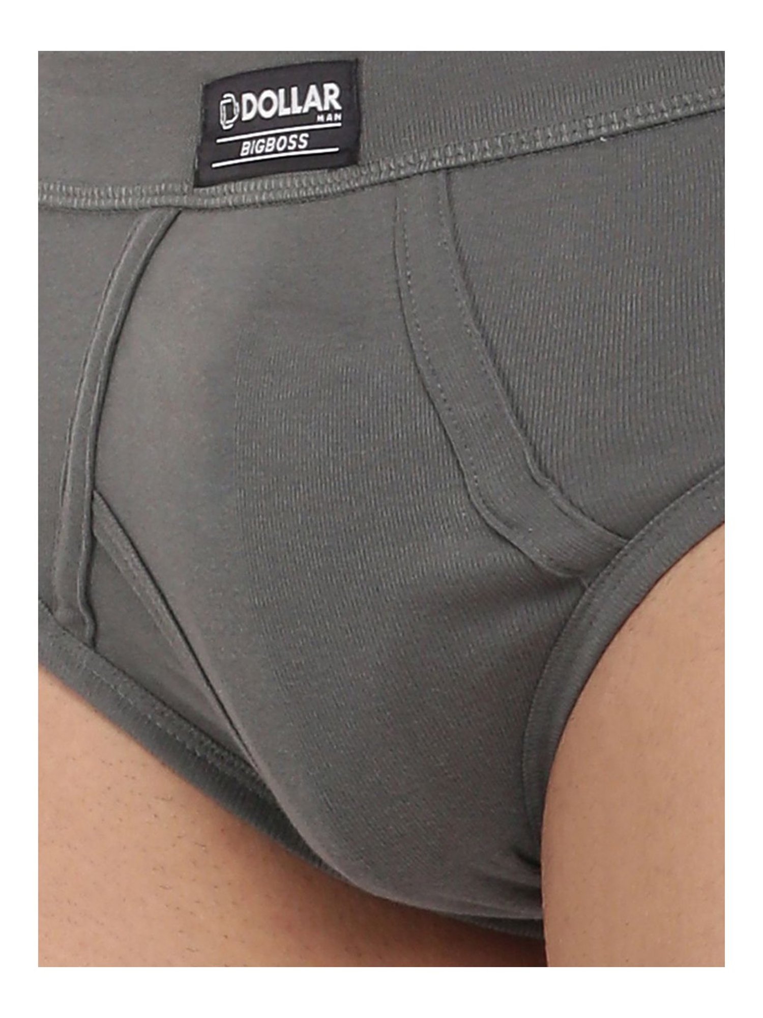 Dollar Bigboss Assorted Color Cotton Briefs (Pack Of 3)