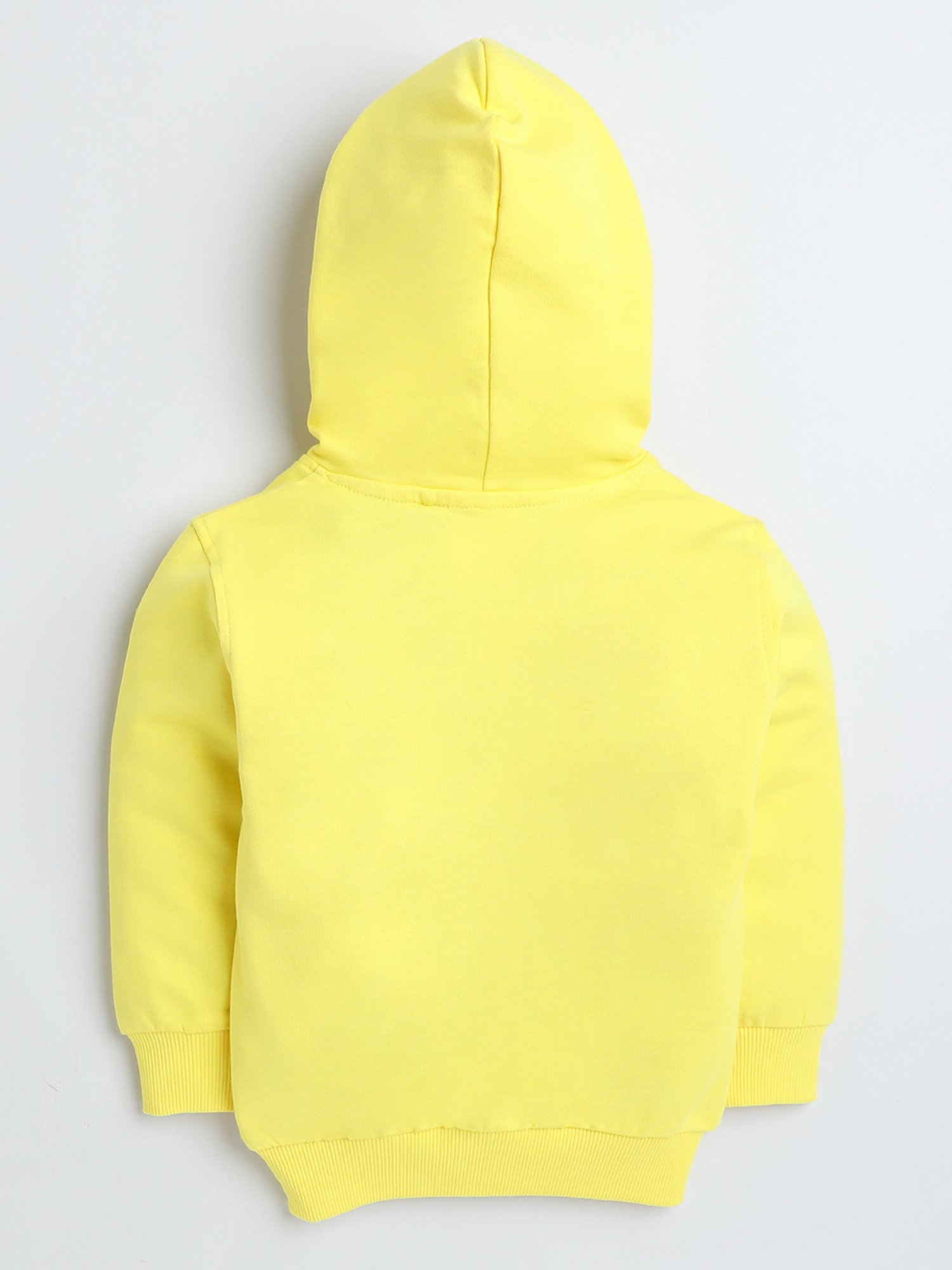 Bumzee Kids Yellow Printed Full Sleeves Sweatshirt