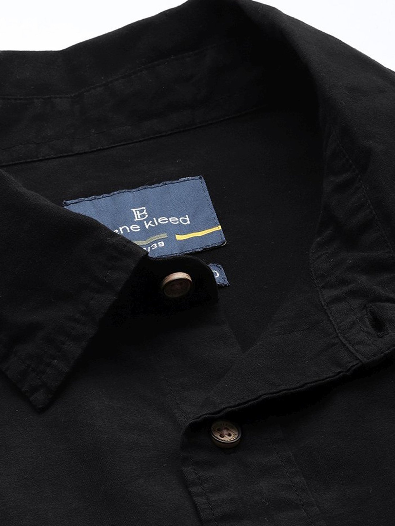 Bene Kleed Black Cotton Oversized Shirt