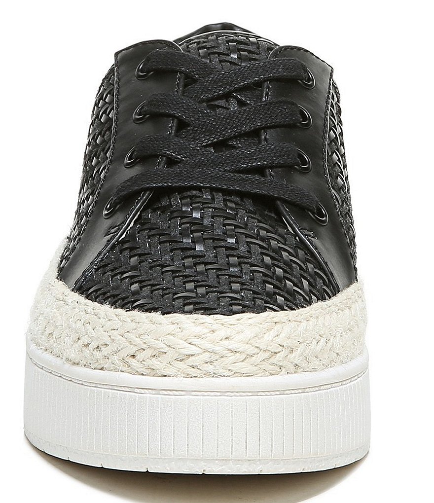 Franco Sarto Hyria Woven Lace-Up Platform Sneakers