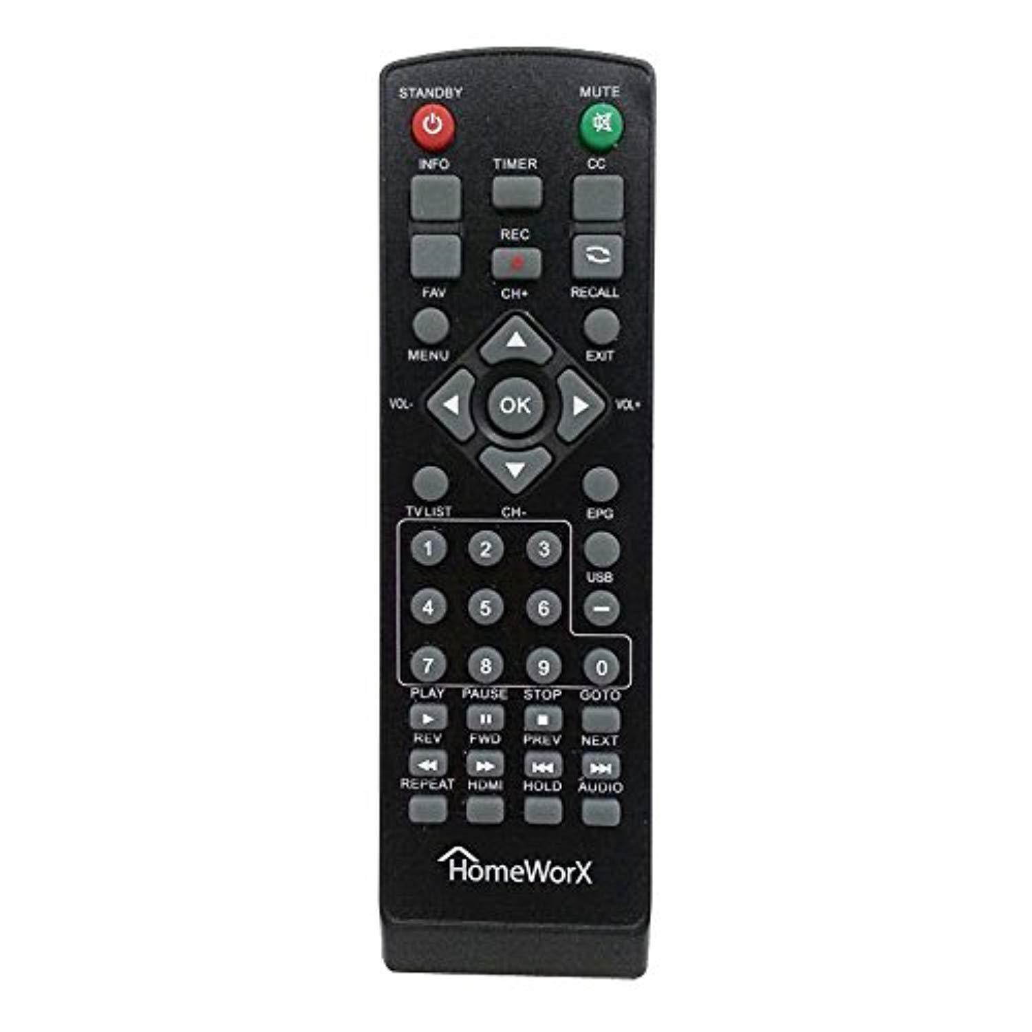 mediasonic homeworx remote control for hw180stb model