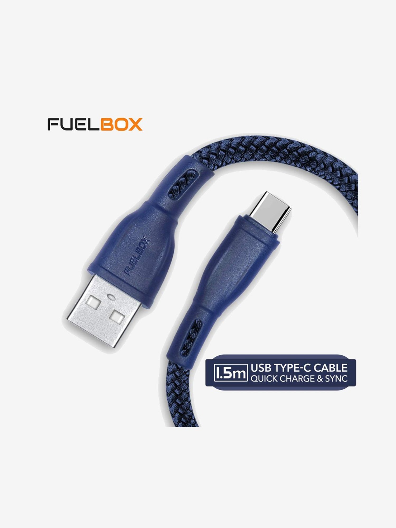 Moerdon SCB138 Fast Charging Data transfer Cable with LED indicator (Black)