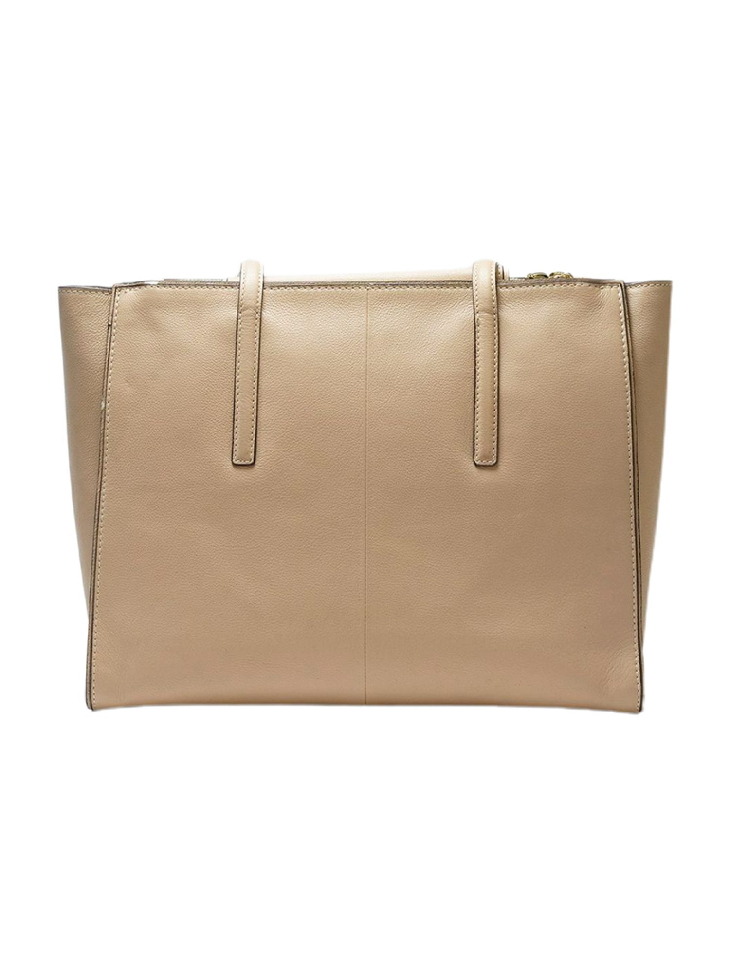 RI2K London Tan Leather Large Shoulder Bag