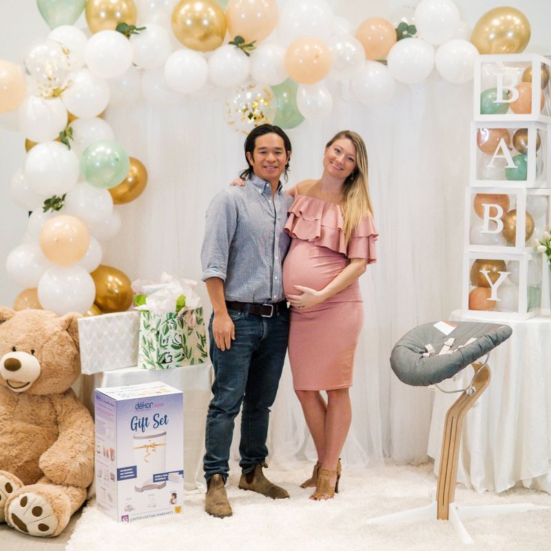 Diaper Dekor Diaper Pails Classic White Gift Set