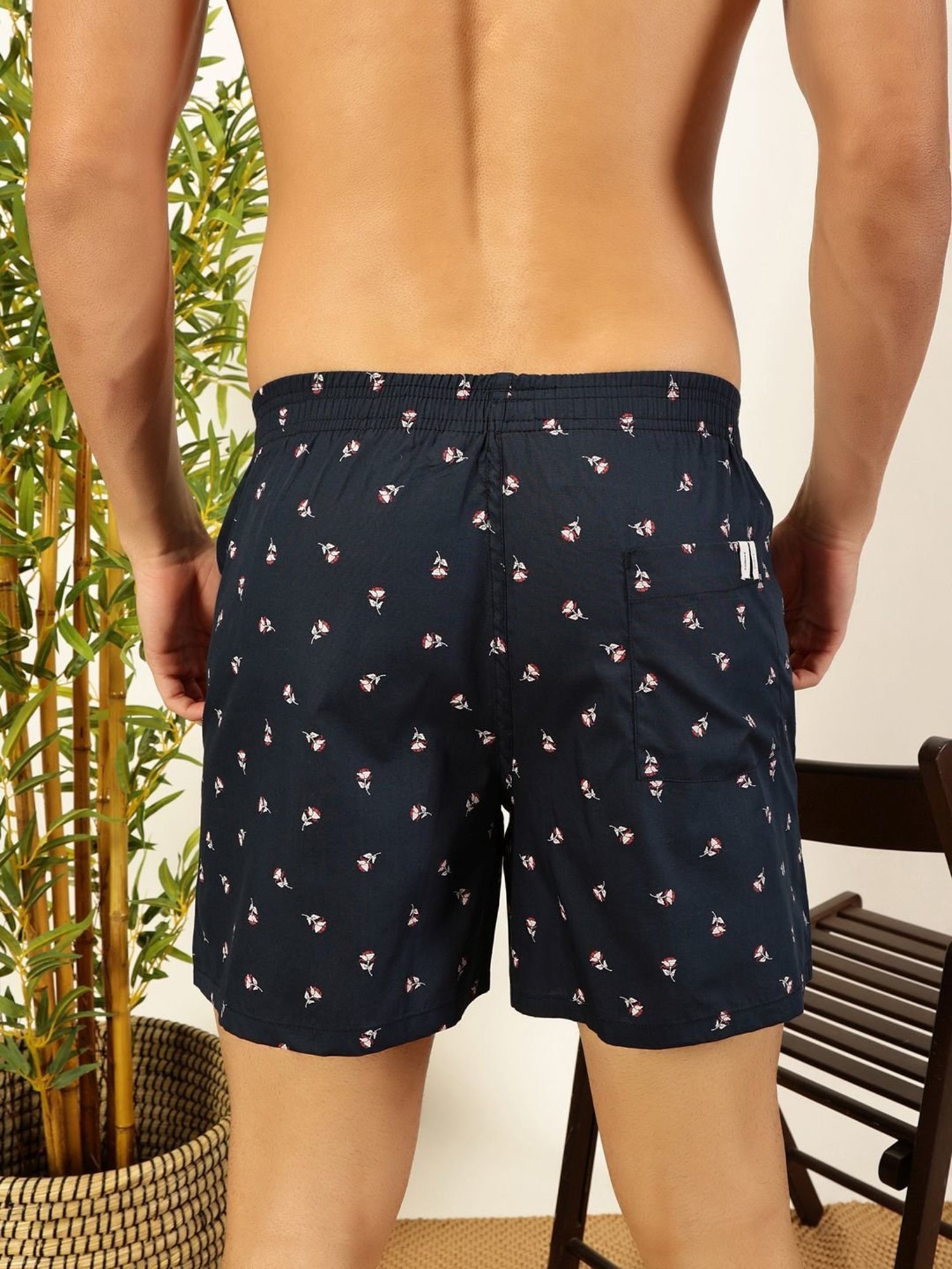 Thomas Scott Multicolored Regular Fit Printed Boxers - Pack Of 2