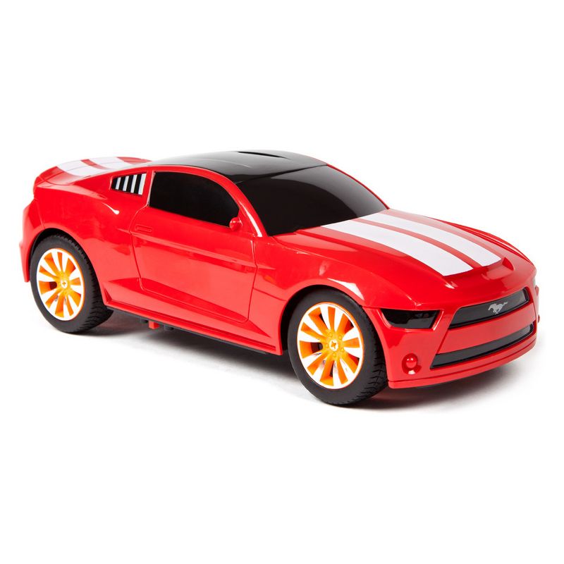 Ford Mustang Battle Pursuit Flip Action Remote Control RC Cars Double Pack - 1:20 Scale