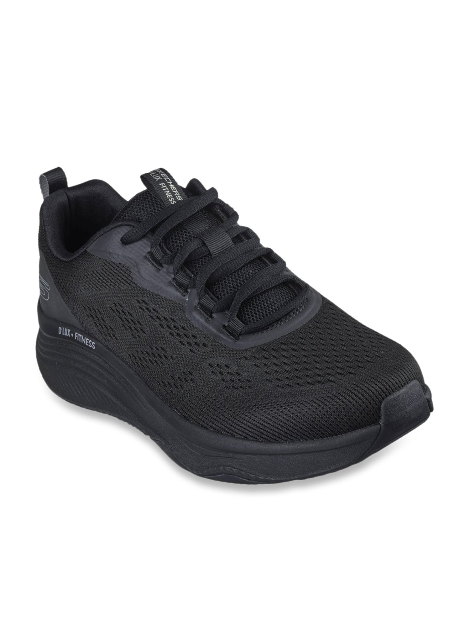 Skechers Men's D'LUX FITNESS - NEW AFFINITY Jet Black Casual Sneakers