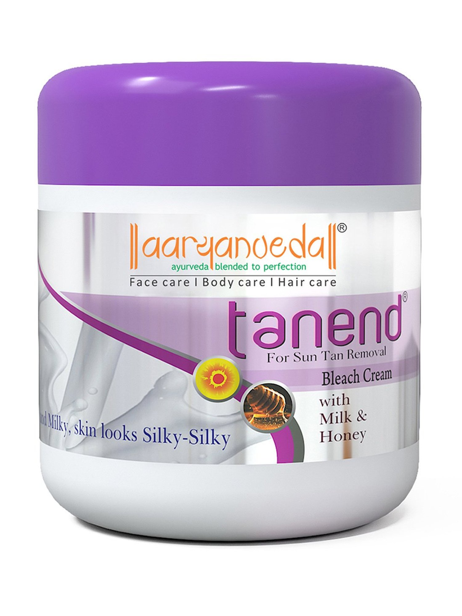 Aryanveda Tanend Bleach Cream - 450 ml