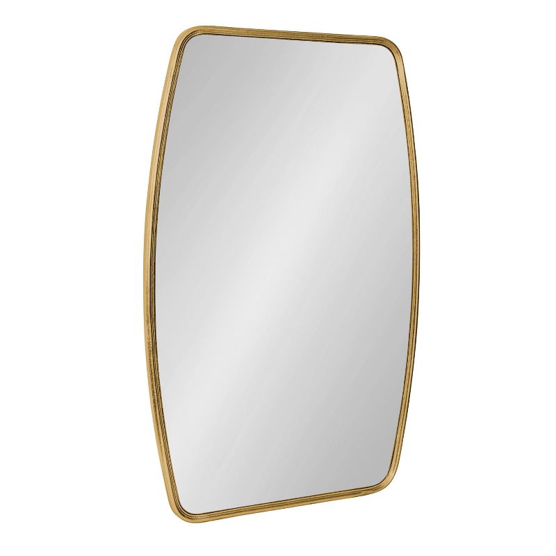 20" x 32" Caskill Irregular Wall Mirror Gold - Kate & Laurel All Things Decor