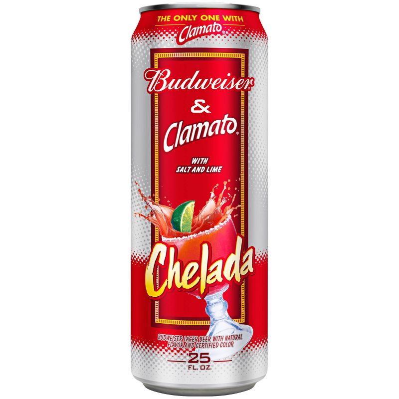 Budweiser & Clamato Chelada Beer - 3pk/25 fl oz Cans