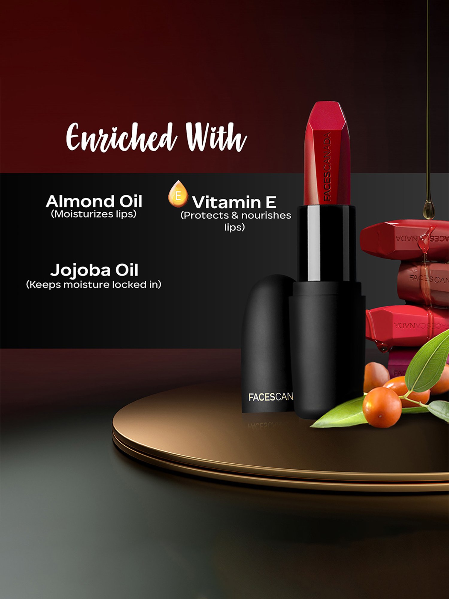 Faces Canada Lip & Face Combo - Buff Nude and Weightless Foundation