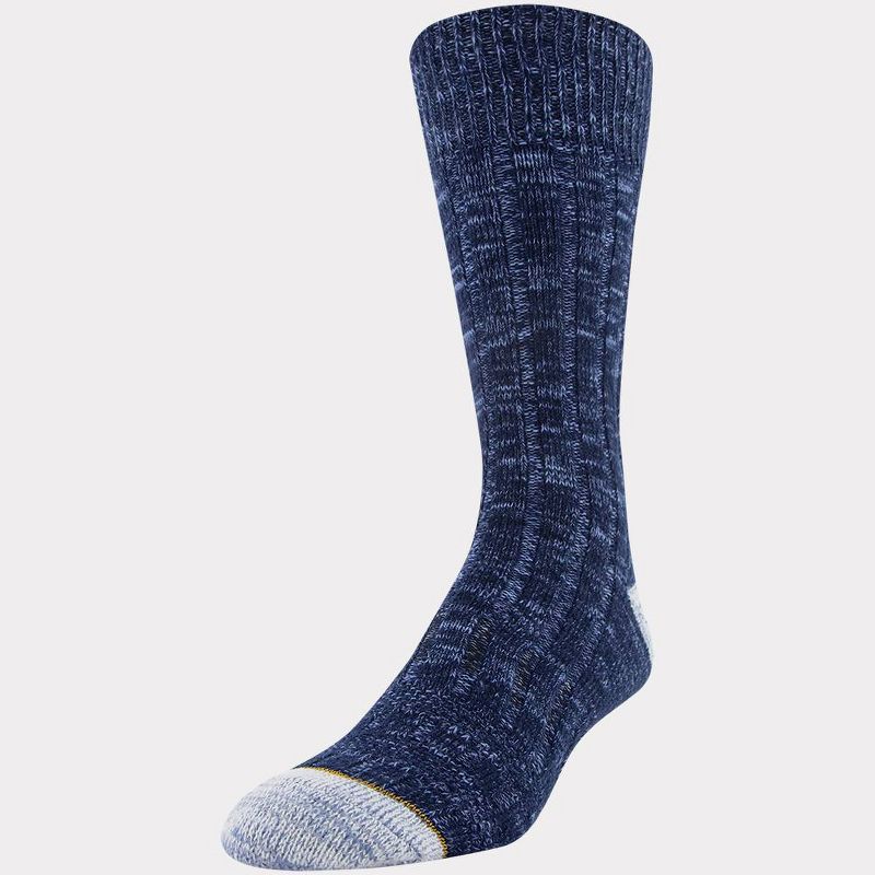 Signature Gold by GOLDTOE Men's 3pk Casual GT Crew Socks - 6-12.5