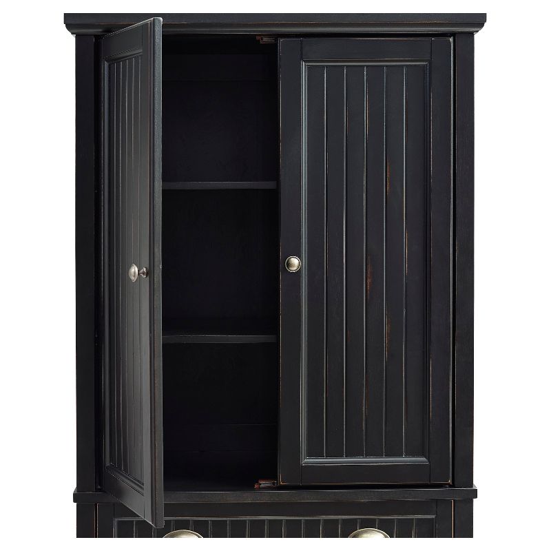 72" Daywood Kitchen Pantry Cabinet White - Room and Joy