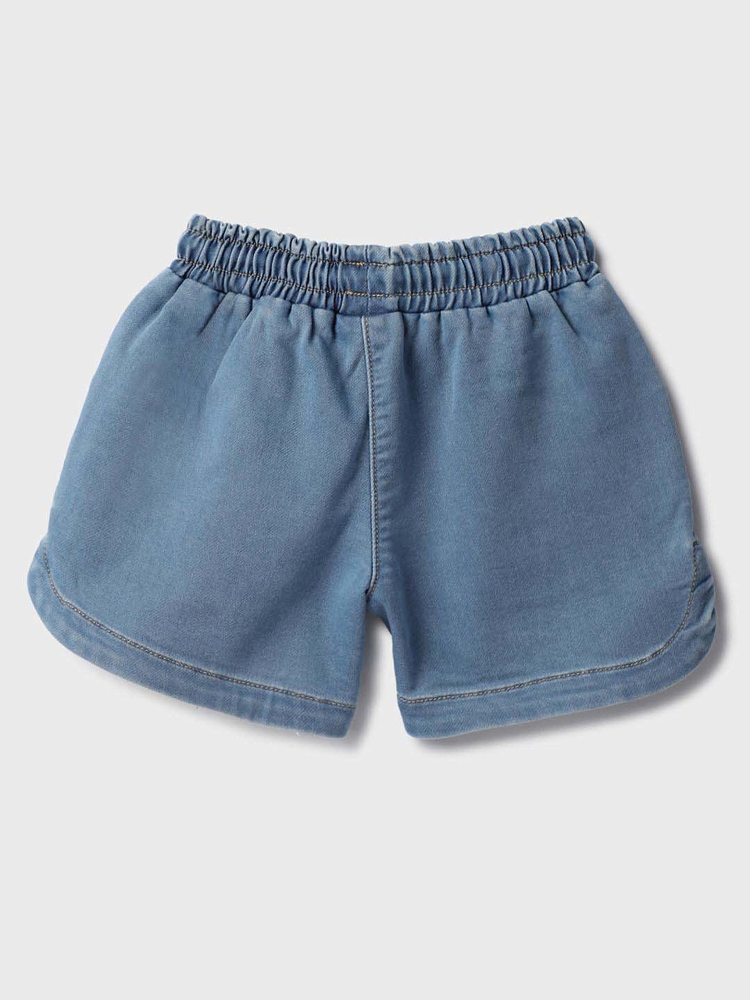 Kiddopanti Kids Coral & Neon Green Logo Cycling Shorts (Pack of 2)