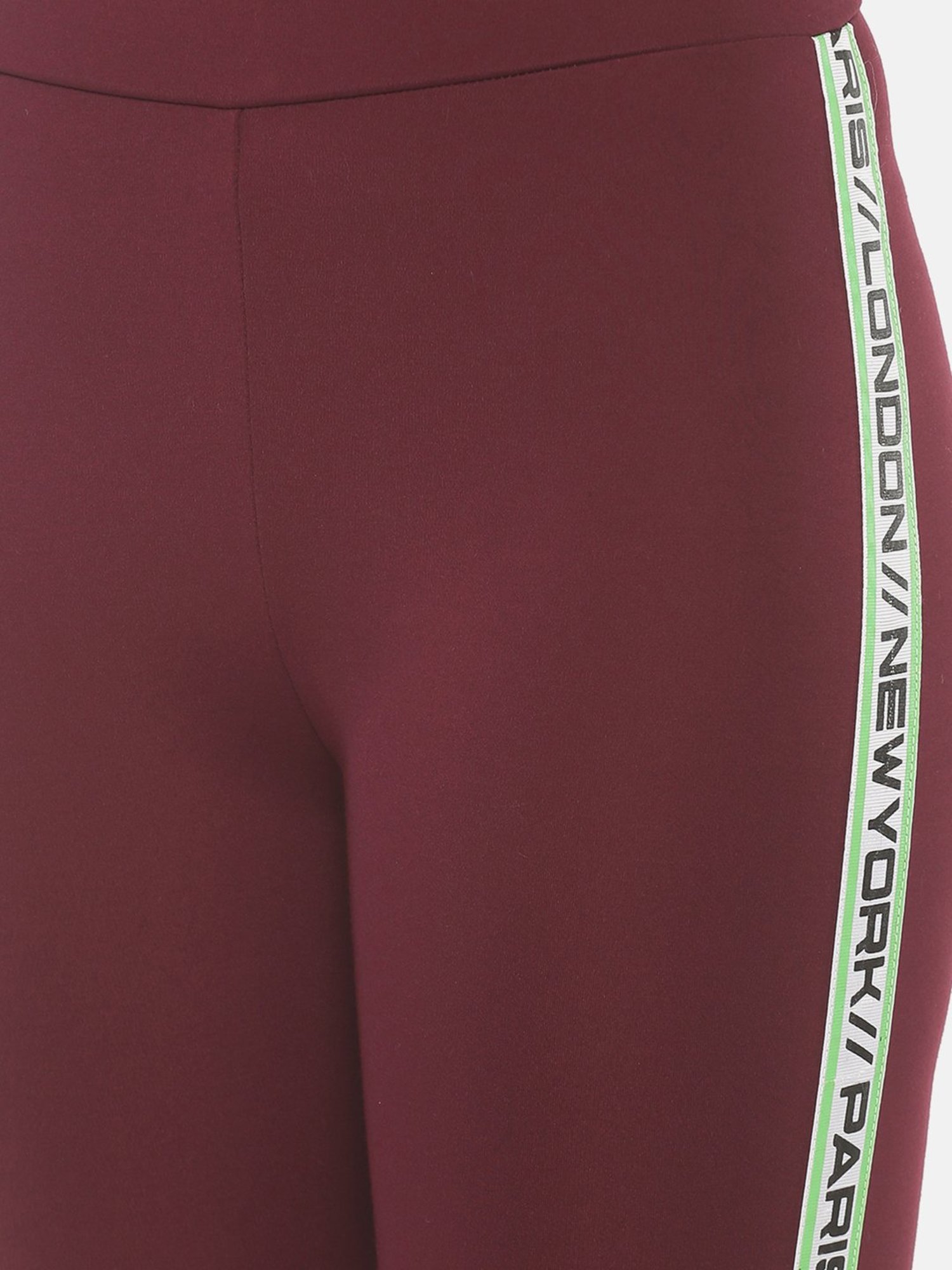 ISU Maroon Cotton Treggings