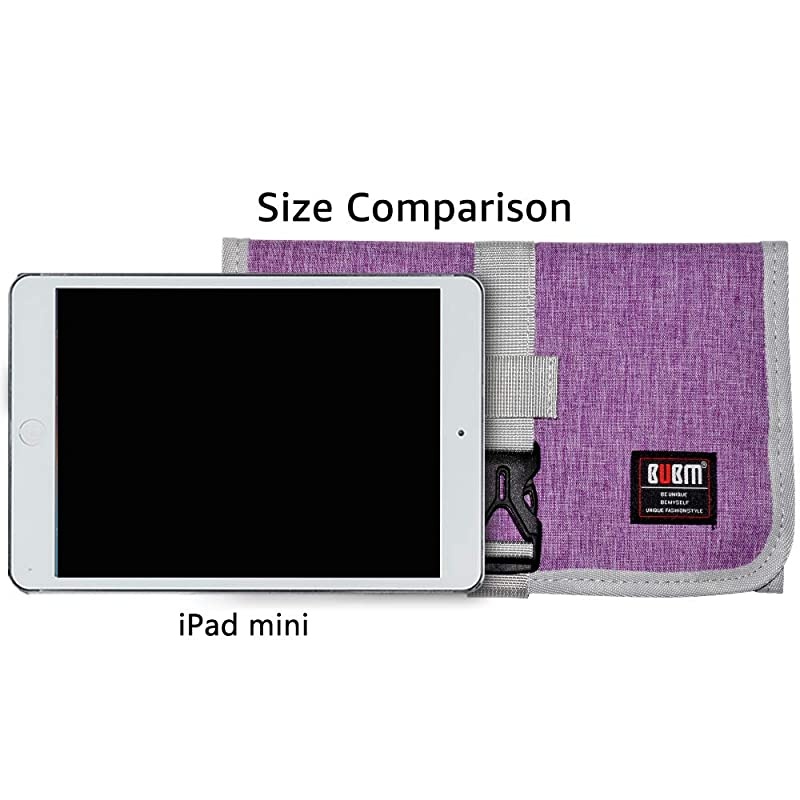 Electronic Organizer  Travel Cable BagUSB Drive Shuttle CaseElectronics Accessory Organizer for Home Office Purple