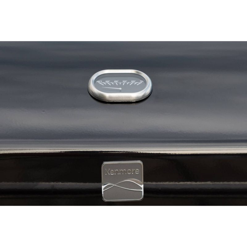 Kenmore 4-Burner Gas BBQ Propane Grill with Side Burner PG-40409S0LB Black