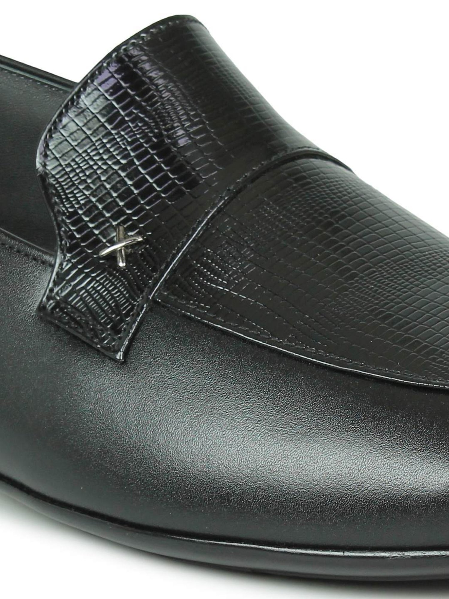 Privo by Inc.5 Men's Black Formal Loafers
