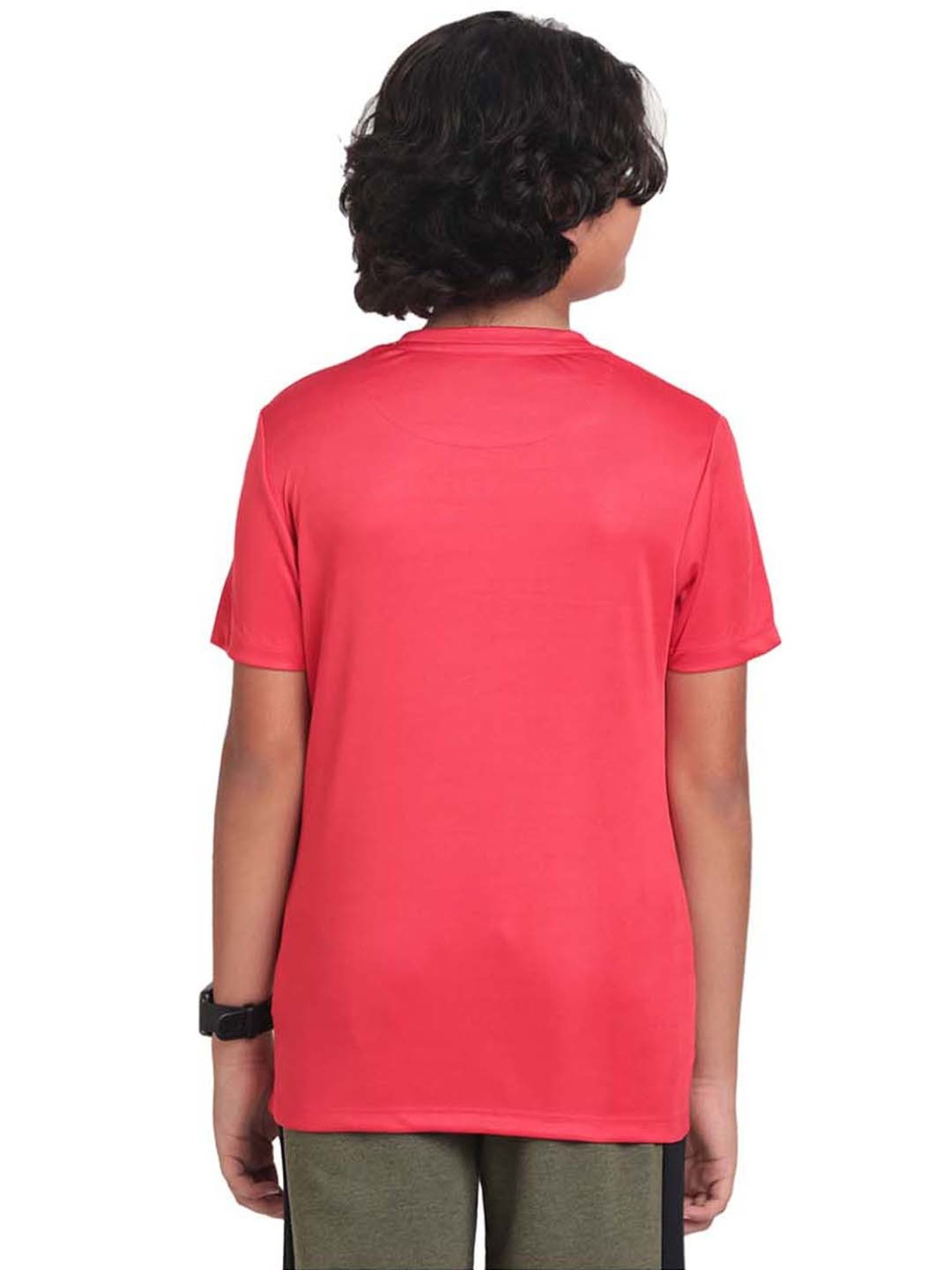 Indian Terrain Kids Red Printed T-Shirt