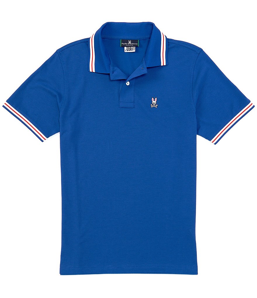 Psycho Bunny Sport Cranworth Performance Stretch Short-Sleeve Polo Shirt