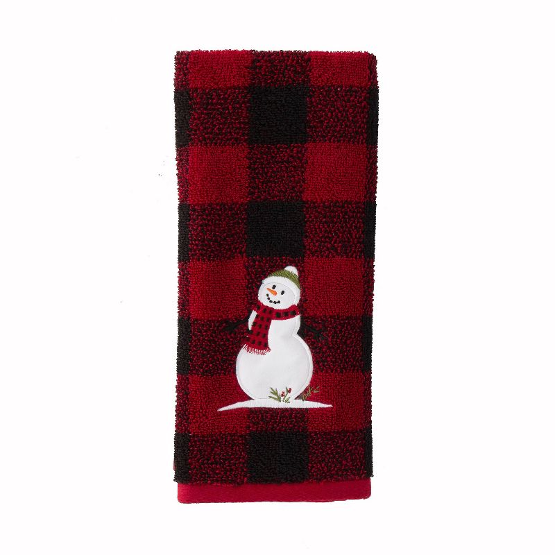 2pc Woodland Winter Hand Towel Set Red - SKL Home