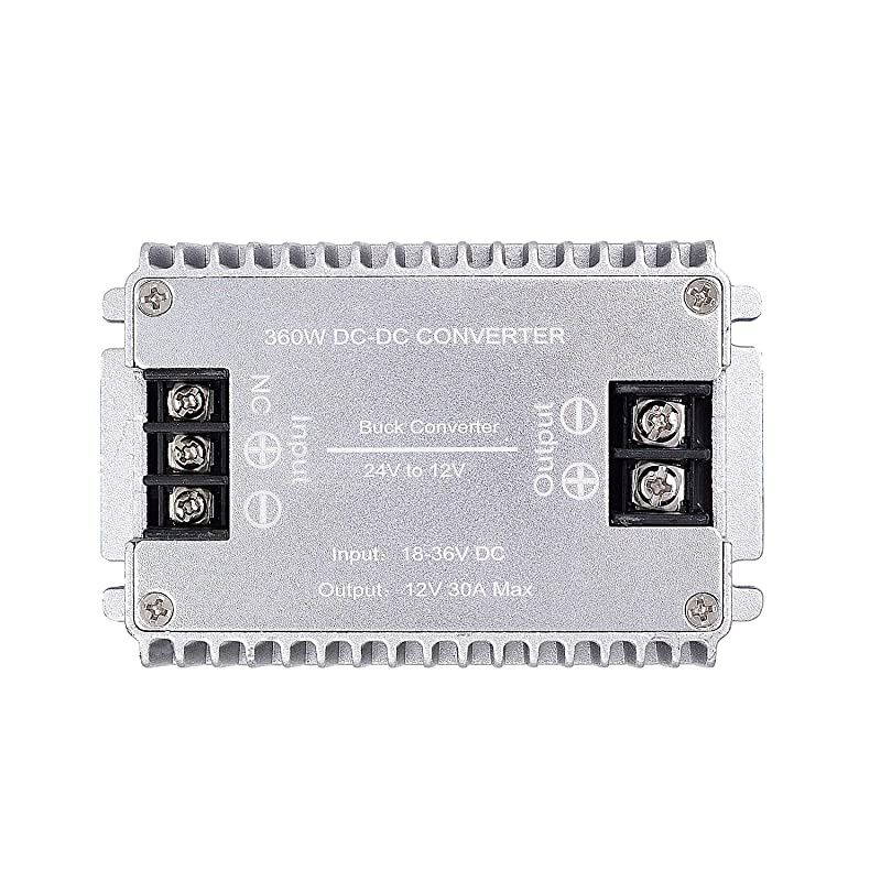 DC to DC High Efficiency Voltage Converter 24V to 12V 30A 360W Buck Converter DIY Power Supply Step Down Transformer