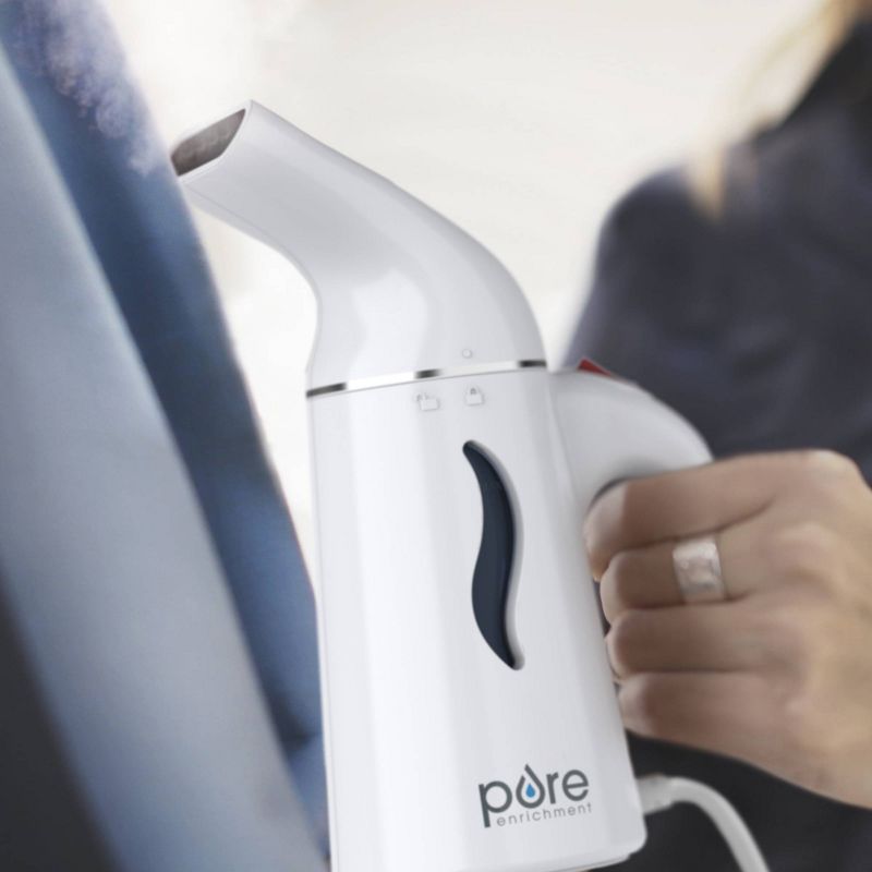 Pure Enrichment Puresteam Portable Fabric Steamer - White