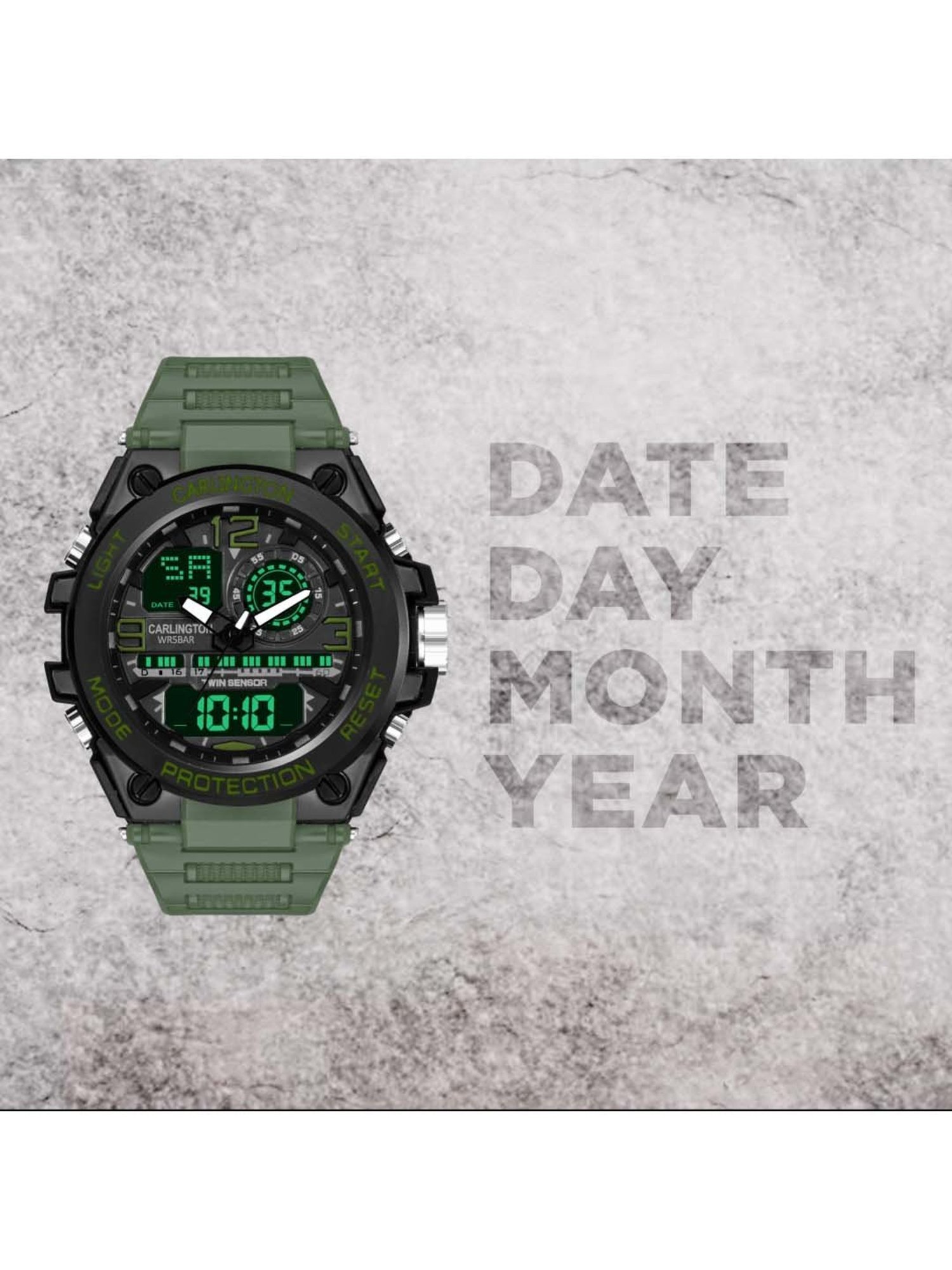 CARLINGTON Endurance 3377 Analog-Digital Watch for Men