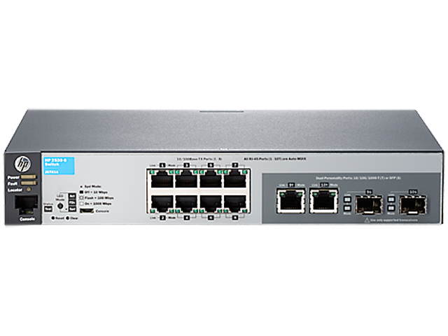 HPE 2530-8 Managed 8-port Fast Ethernet Switch (J9783A#ABA)