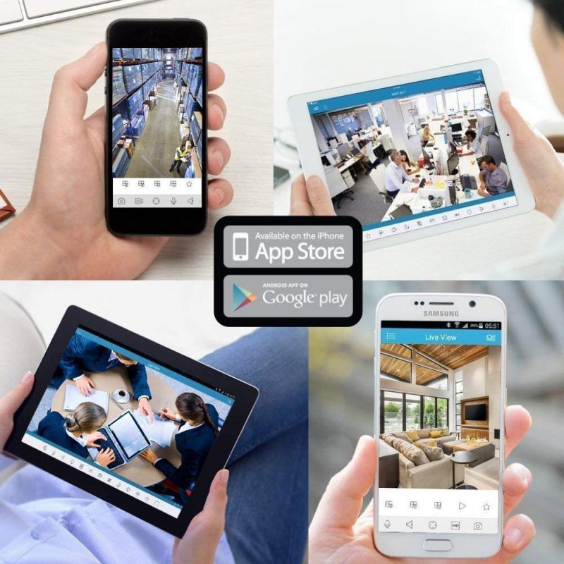 Amcrest 1080p ProHD 16 CH DVR Security Camera System Recorder, 2MP Security DVR for Analog Security Cameras & Amcrest IP Cameras, Remote Smartphone Access, HDD & Cameras NOT Included(AMDV108116-H5)