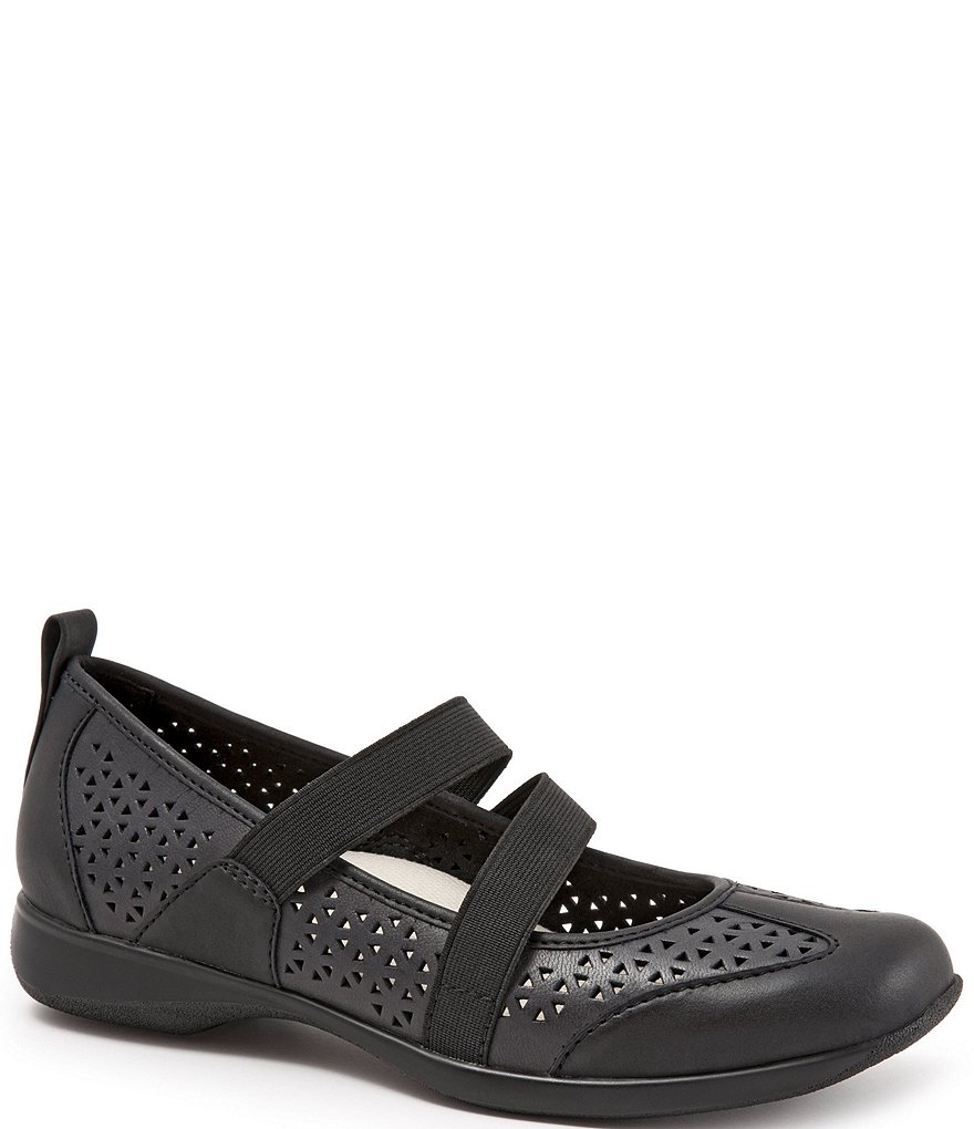 Trotters Josie Perforated Leather Slip-Ons
