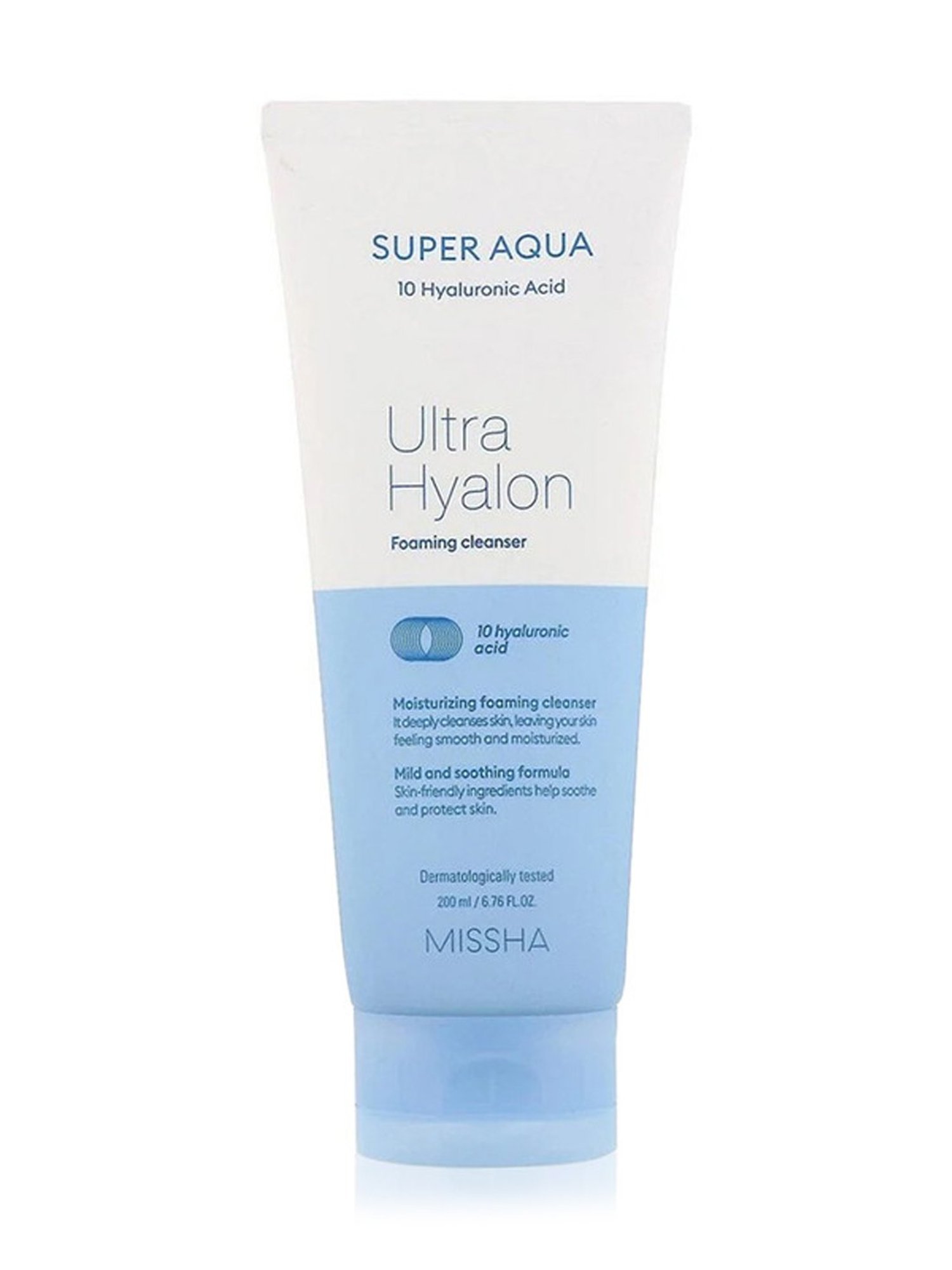 Missha Super Aqua Ultra Hyalron Foaming Cleanser - 200 ml