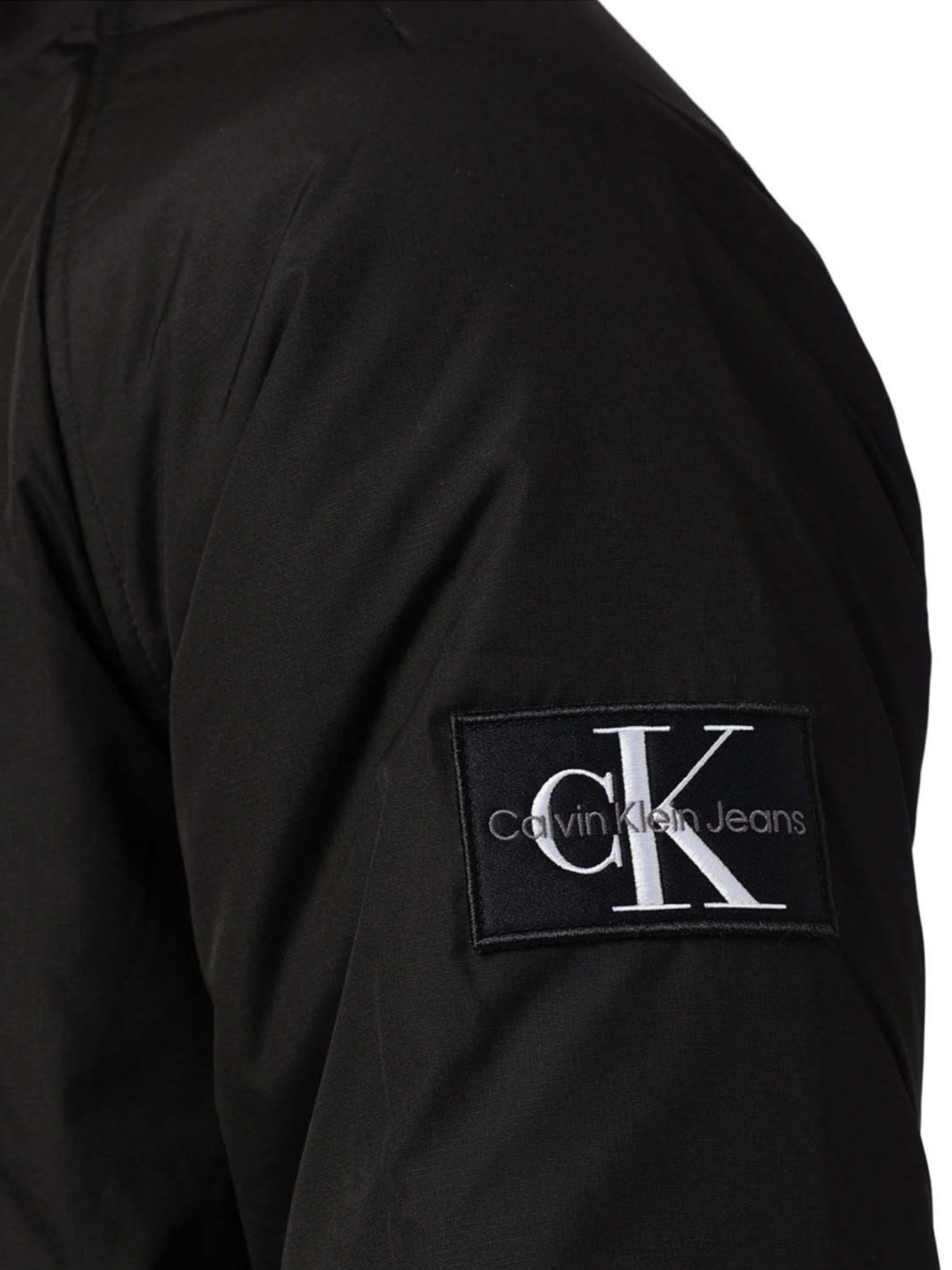 Calvin Klein Jeans Black Regular Fit Bomber Jacket