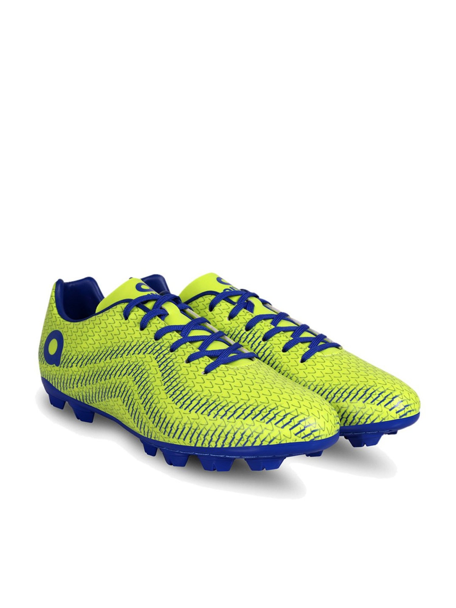 AIVIN Men's Rattle Snake Sulphur Green Football Shoes