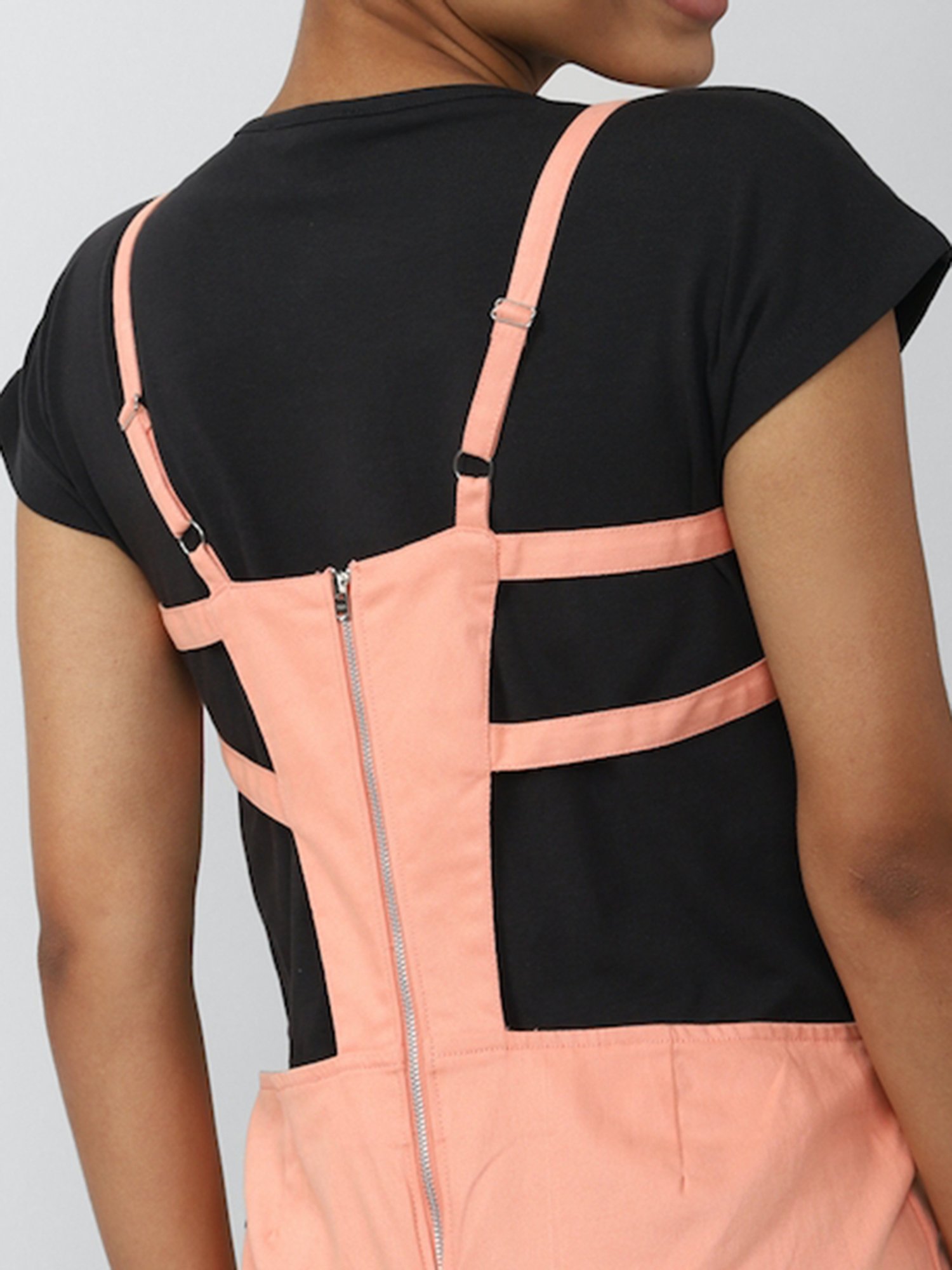 Forever 21 Peach Dungaree