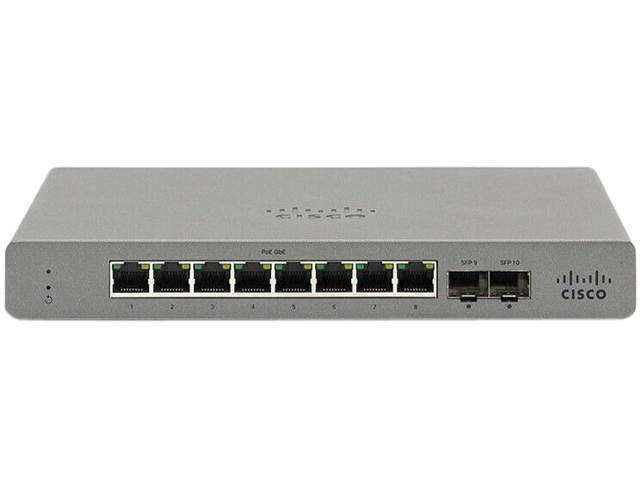 Meraki Go 8 Port PoE US Powered Switch - GS110-8P-HW-US