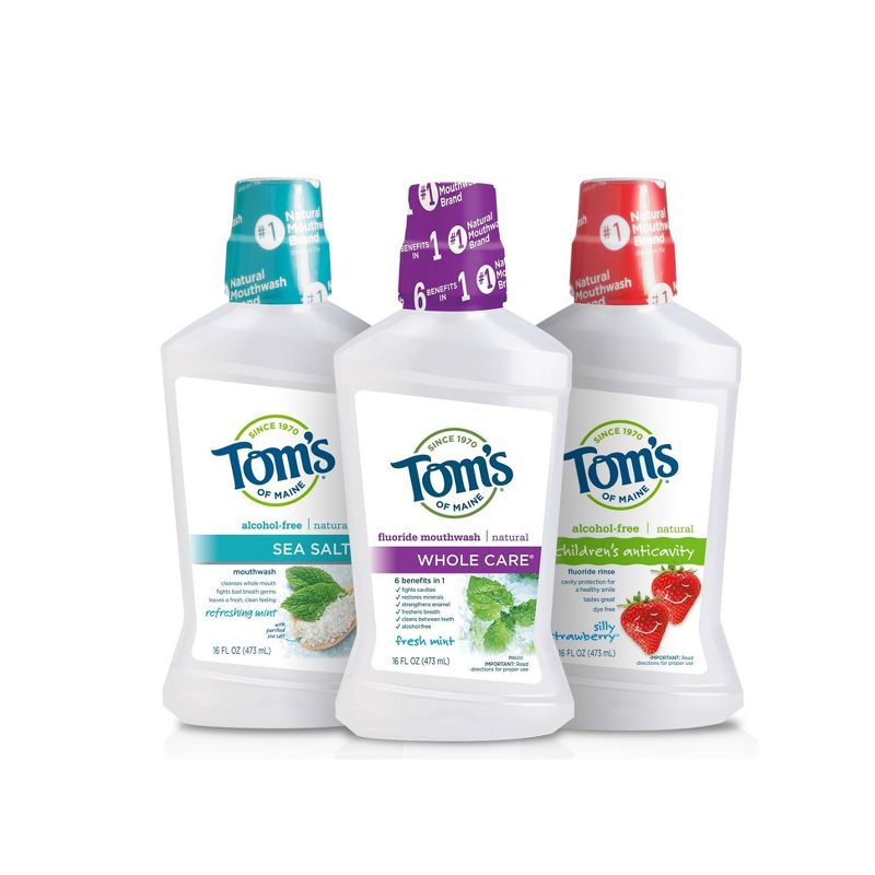 Tom's of Maine Whole Care Mouthwash - 16 fl oz