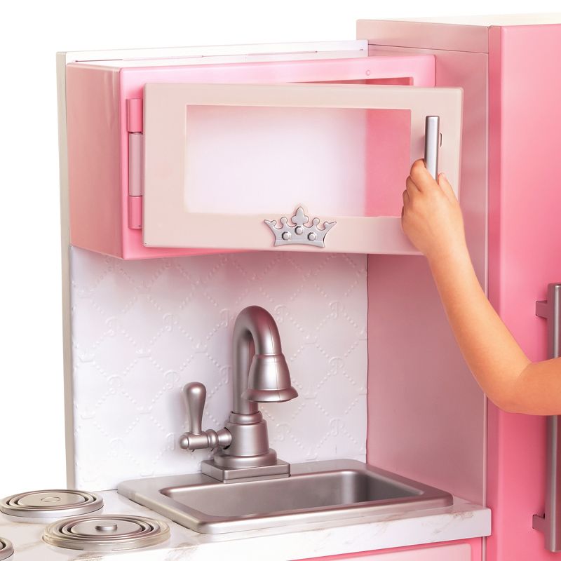 Melissa & Doug 11-Piece Brew and Serve Wooden Coffee Maker Set - Play Kitchen Accessories