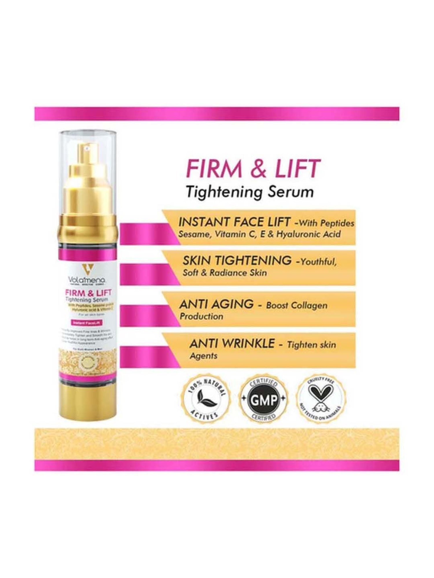 Volamena Firm And Lift Skin Tightening Serum - 50 ml