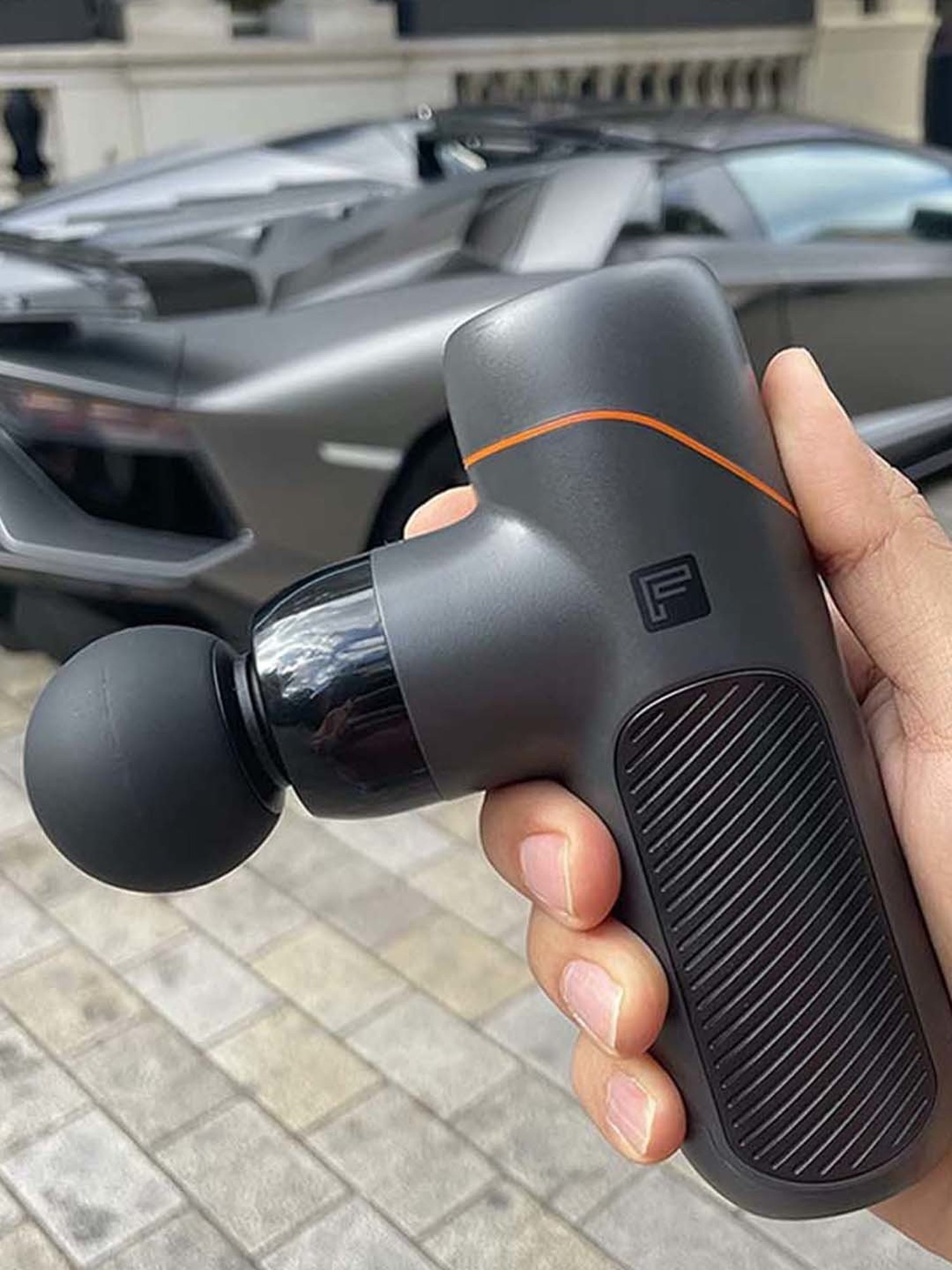 Flexnest Premium German-Designed Ultra Massage Gun with 4 Silicone Coated Heads