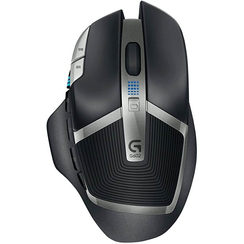 602 LagFree Wireless Gaming Mouse 11 Programmable Buttons Upto 2500 DPI