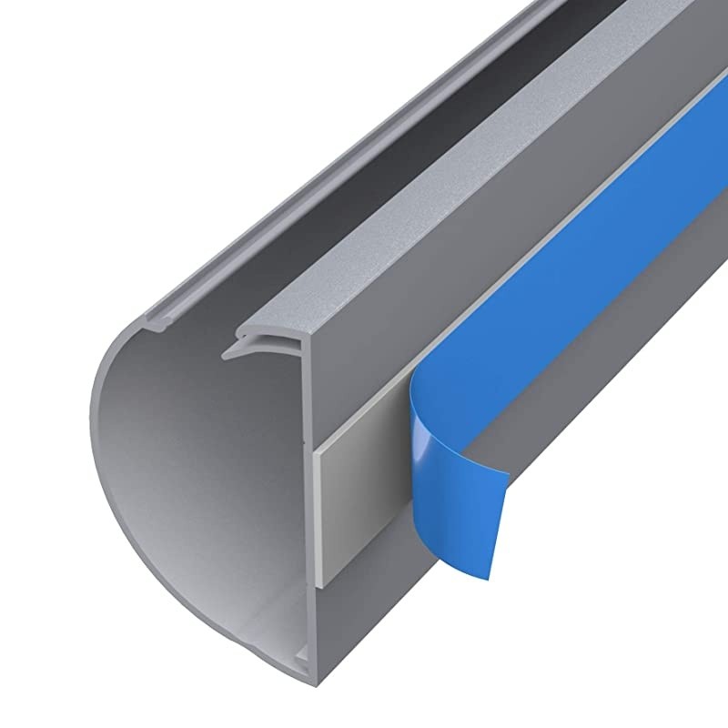 TV Cable Raceway OnWall Cord Cover Grey 39 Inch Large Channel to Hide and Conceal Cords Cables or Wires Cable Management 2 inch W x 1 inch H