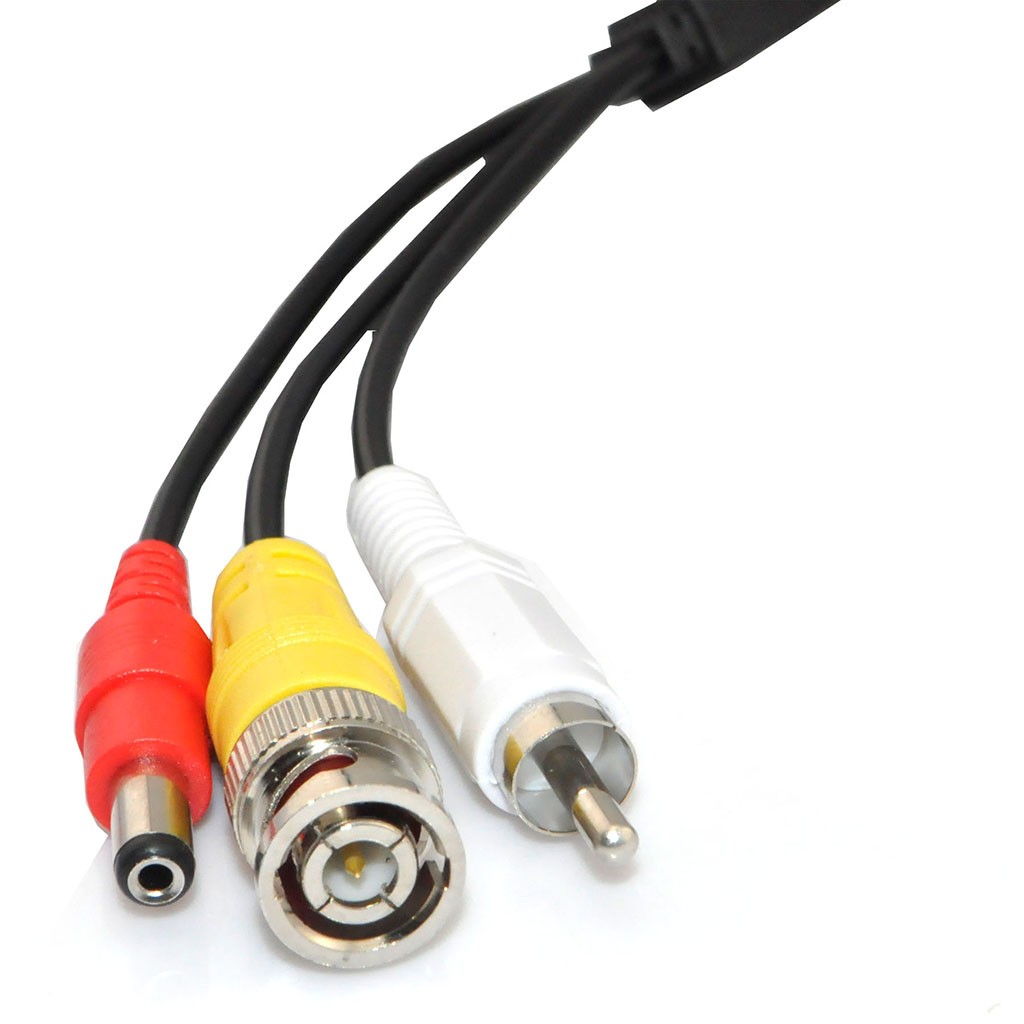 iKKEGOL 33ft 10M Video Audio 12V Power DVR Security CCTV Camera RCA BNC Cable Cord Lead