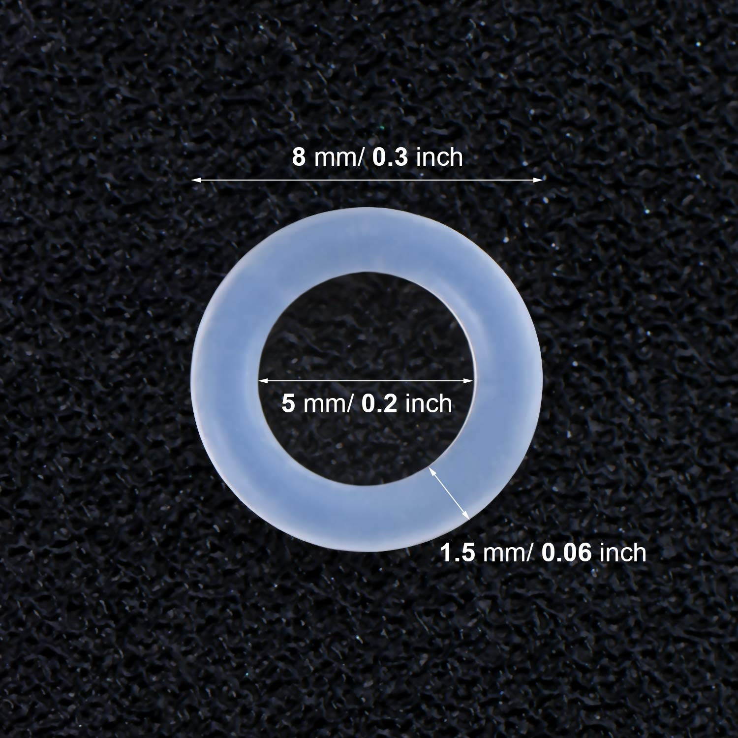 Keyboard Puller Keycap Removal Tool and 200 Pieces Rubber O-Ring Dampeners O-Ring Plumbing Rubber O-Ring Seal for Cherry MX Switch and Mechanical Keyboard