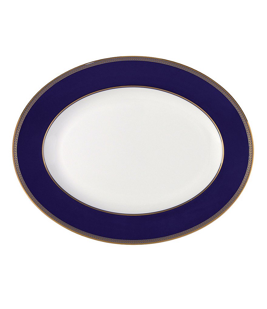 Wedgwood Renaissance Gold Neoclassical Oval Platter