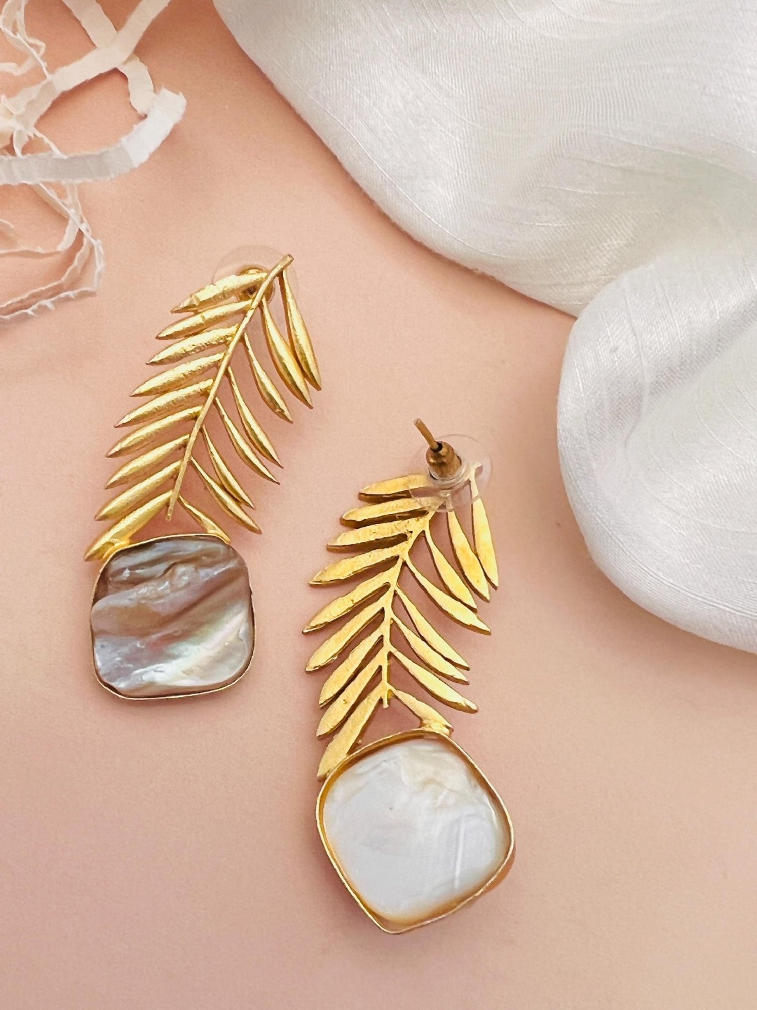 Abdesigns Classic Gold-Plated Earrings