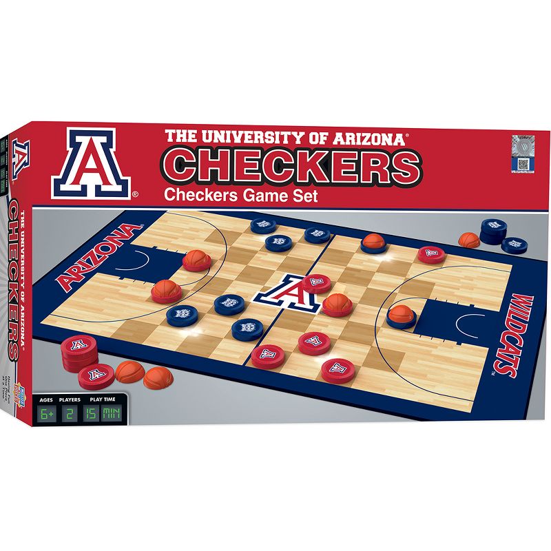 MasterPieces NCAA Arizona Basketball Checkers Board Game