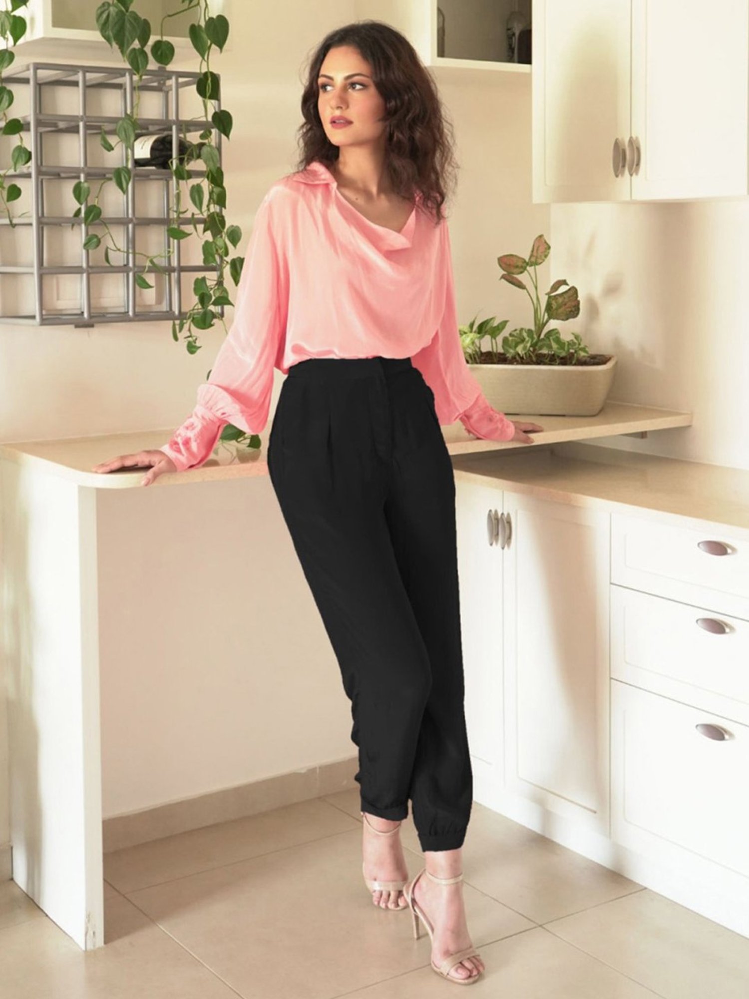 Seesa Black Capsule Jackie Straight-Cut Trousers