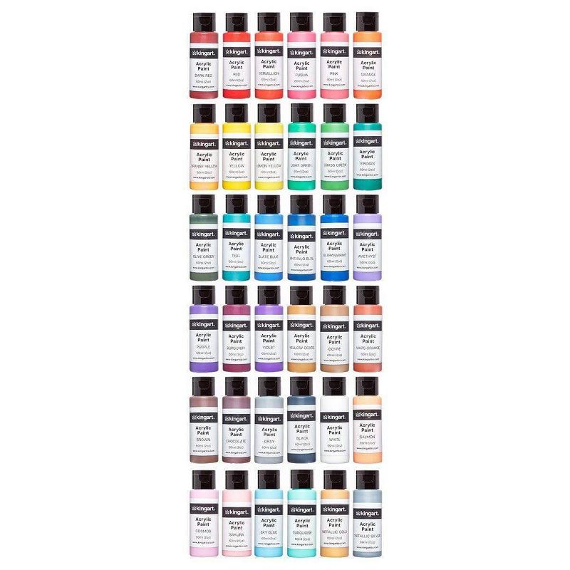 36pc Acrylic Paint Set - Kingart